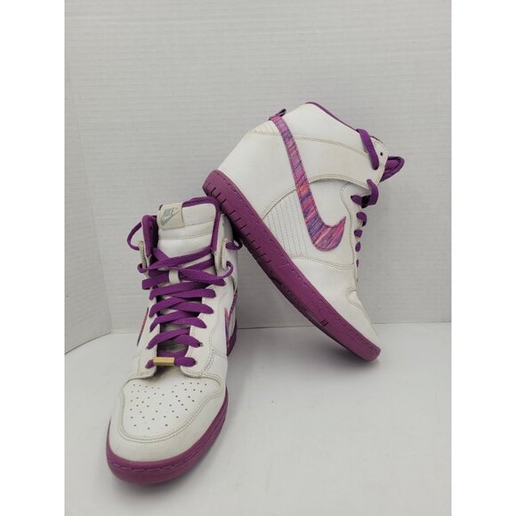 Women’s Nike Dunk ID High Premium Wedge Heels size 10 EU 42 - Picture 1 of 10
